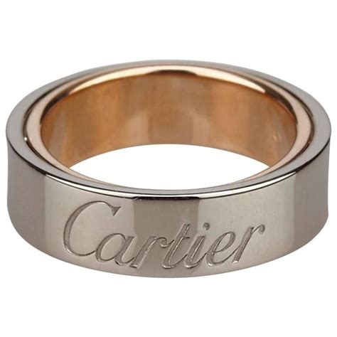 silver cartier love ring.